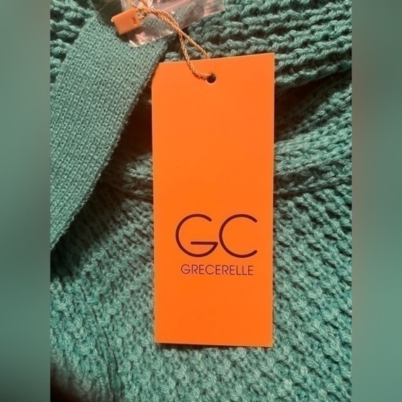 NWT - GRECERELLE Women's Solid Color Chunky Button Pullover Sweater Sz large - Picture 7 of 8